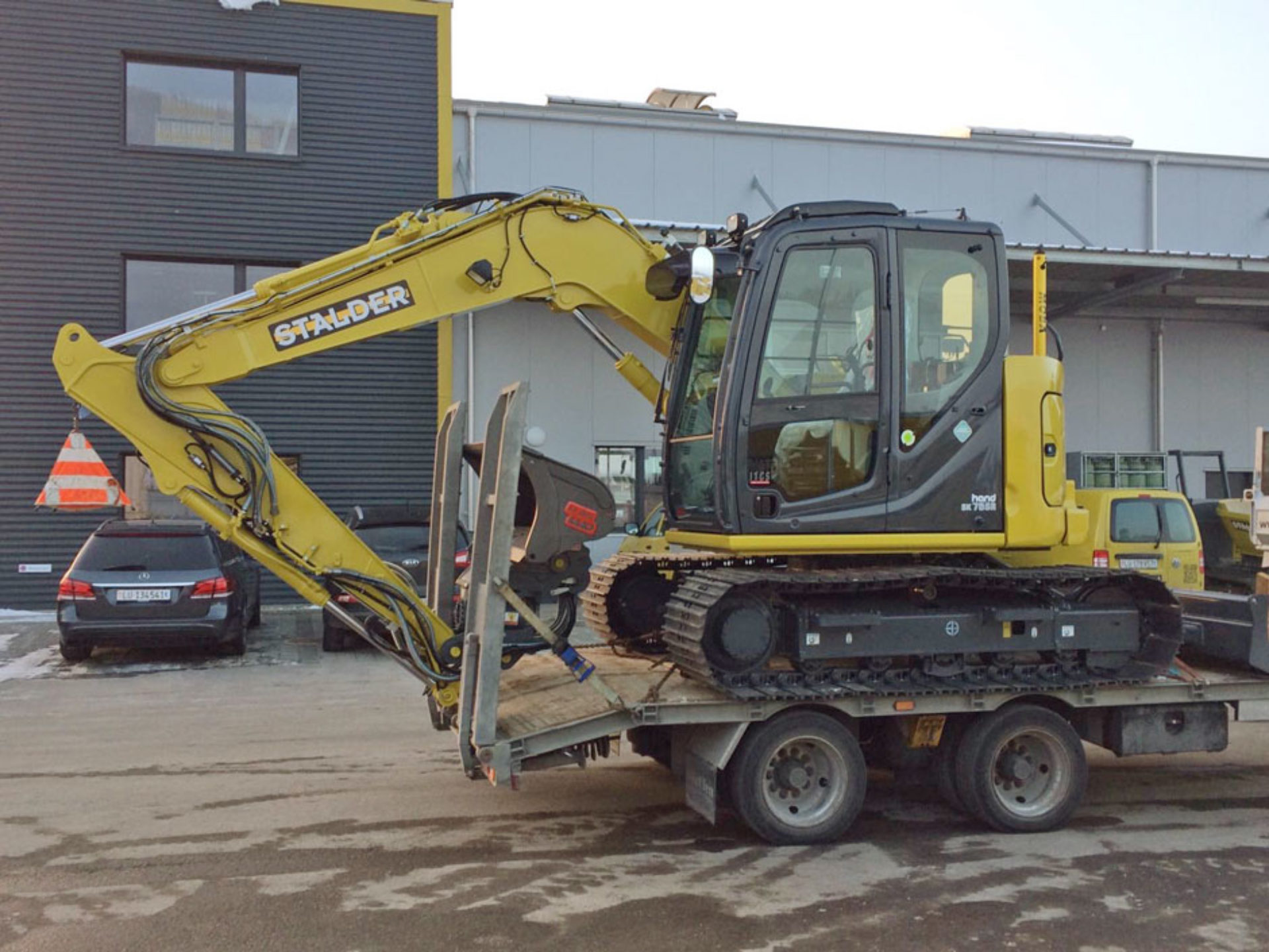 baumaschinentransport
